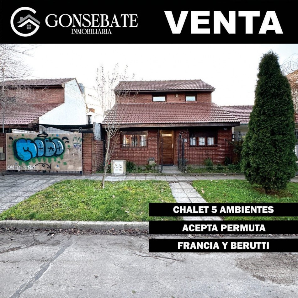 Chalet 5 ambientes en Villa Primera