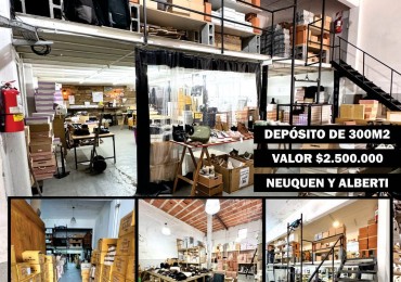 Deposito 300m2 en Alquiler 